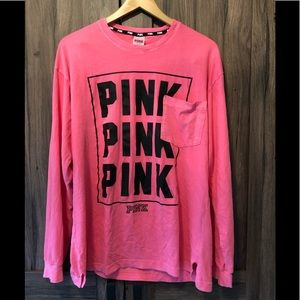 PINK Victoria’s Secret oversized t shirt Large